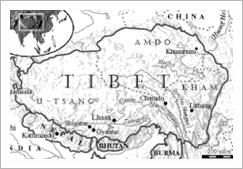 tibet_kort
